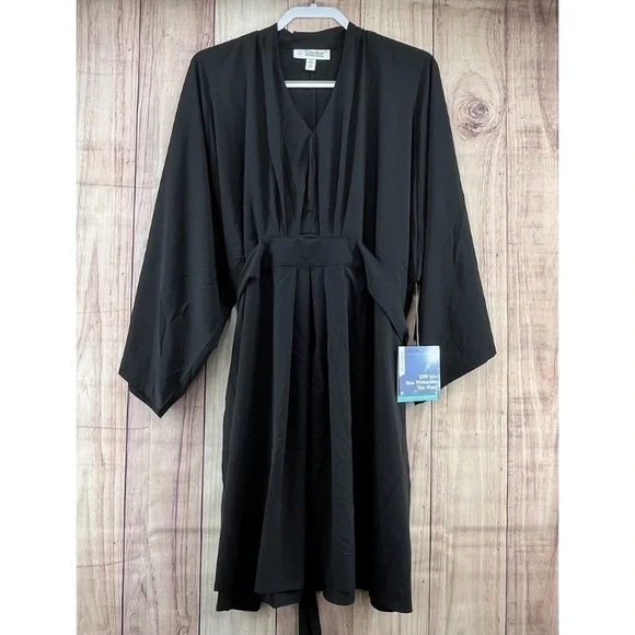 Coolibar NWOT kimono 👘 UPF 50 Navia black XL never worn washed once & hung dry! - Picture 3 of 9